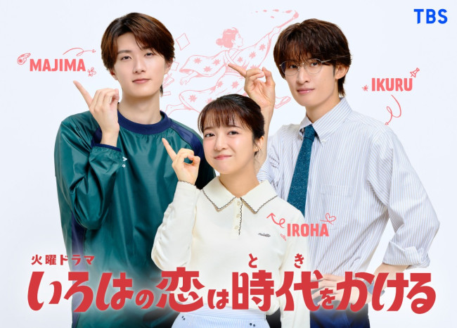 ドラマ『いろはの恋は時代をかける』ビジュアル
