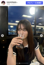 豊島心桜、初屋台船を満喫するオフショット　※「豊島心桜」Instagram