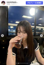 豊島心桜、初屋台船を満喫するオフショット　※「豊島心桜」Instagram