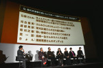 ドラマ『ポリティカルパン』舞台挨拶に出席した（左から）きょん、渡部篤郎、石原さとみ、河合優実、草刈正雄、寛一郎