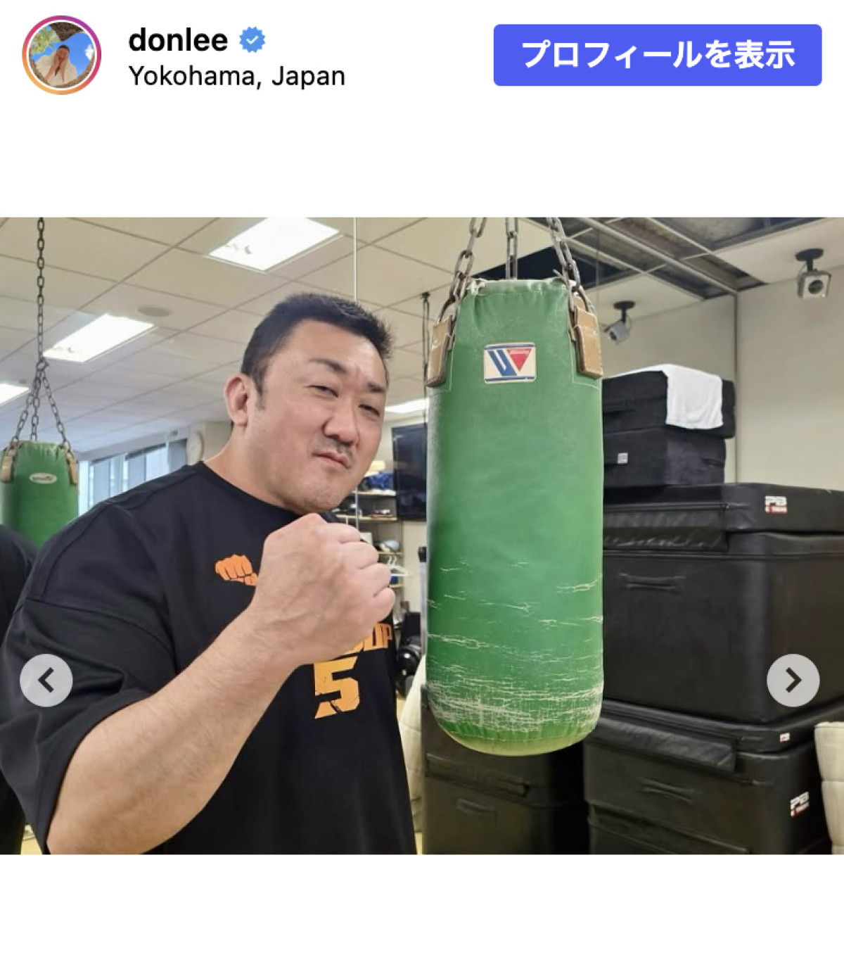 マ・ドンソクのインスタに突然井上尚弥登場　モンスターとの競演にファン歓喜