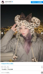 Baby＆つーちゃん、ディズニーデートに反響　※「鈴木ユリア」インスタグラム