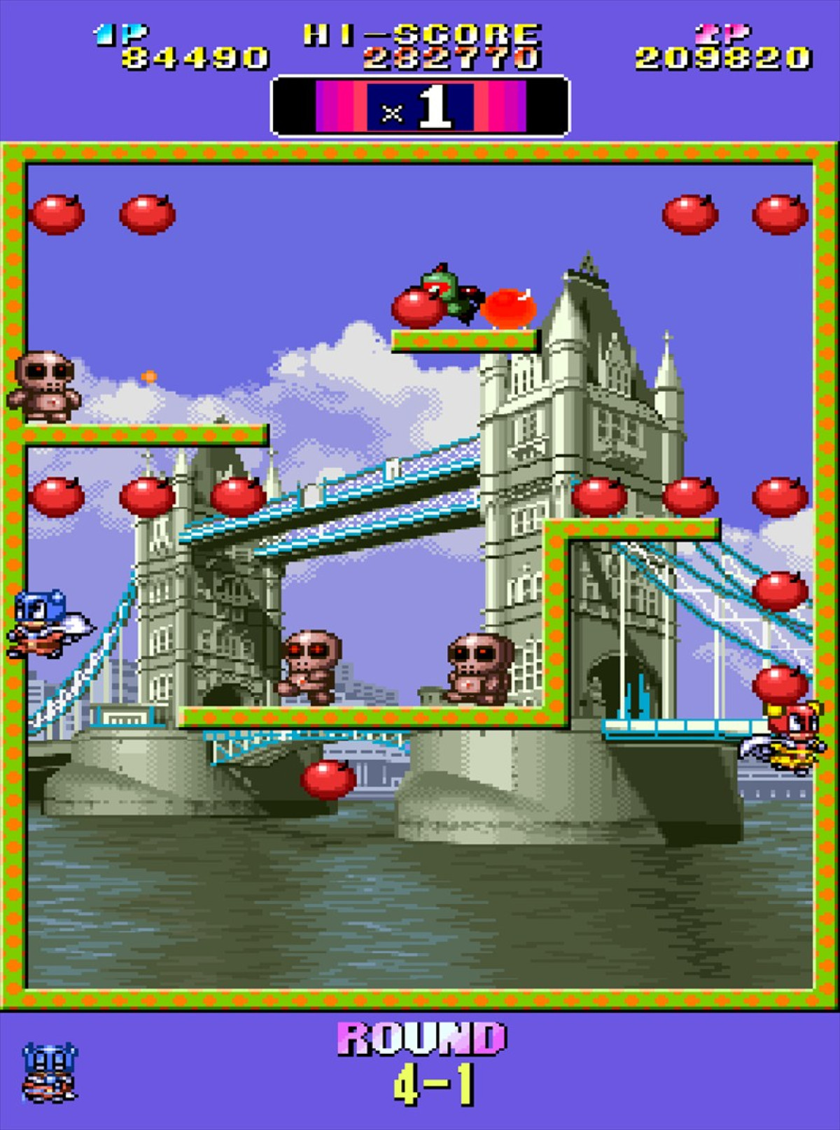 「アーケードアーカイブス」より『ボンジャックツイン』が1月15日配信決定　2人同時プレイも可能な爆弾回収ジャンプアクションゲーム