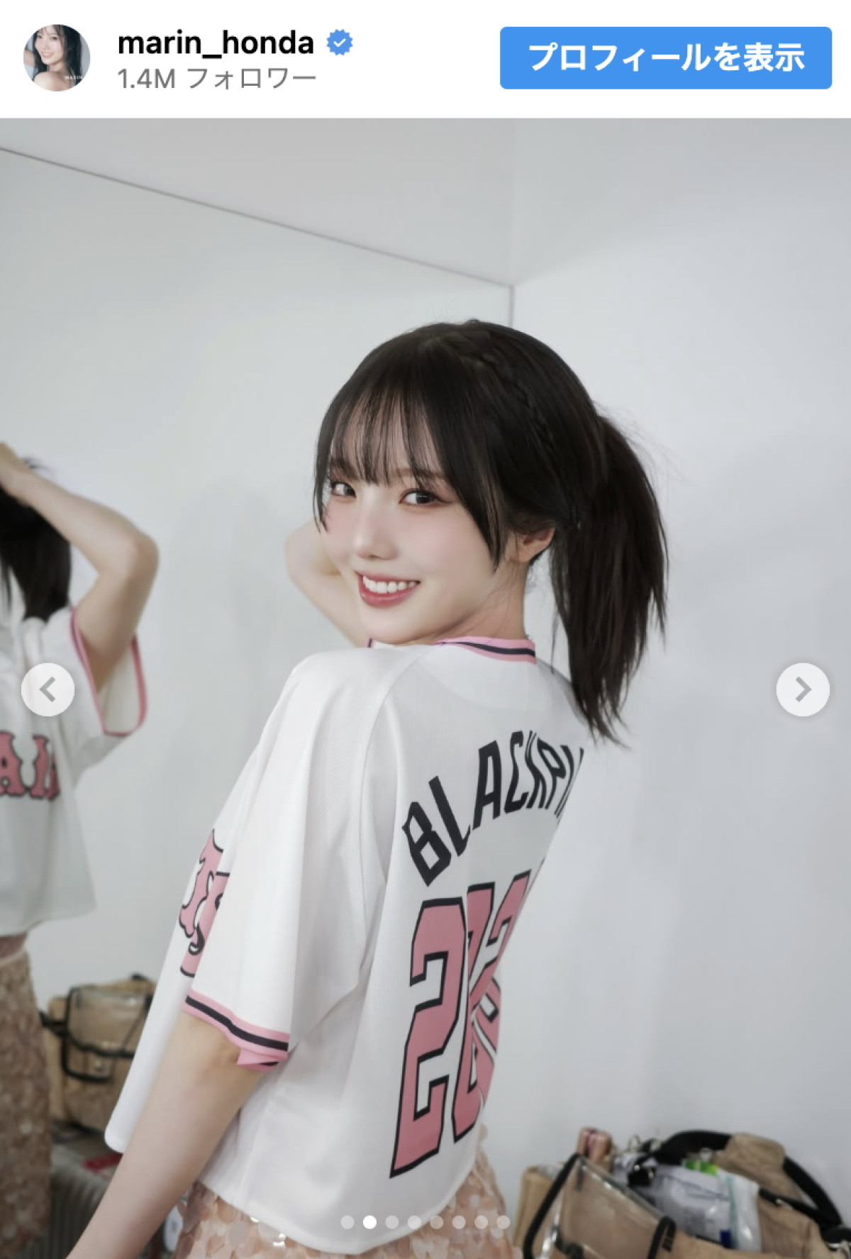 本田真凜、「可愛すぎる」の声殺到　ユニフォーム姿にファン悶絶