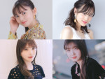（左上から時計回りに）齋藤飛鳥、山下美月、久保史緒里、与田祐希