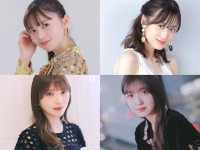 （左上から時計回りに）齋藤飛鳥、山下美月、久保史緒里、与田祐希