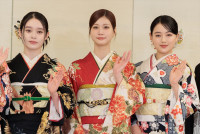 エイベックス・マネジメント・エージェンシー 晴れ着お披露目会の様子