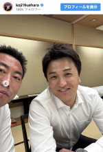 （写真左から）上原浩治、高橋由伸　※「上原浩治」インスタグラム