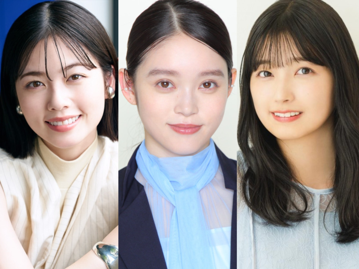 （左から）小芝風花、高石あかり、乃木坂46・五百城茉央