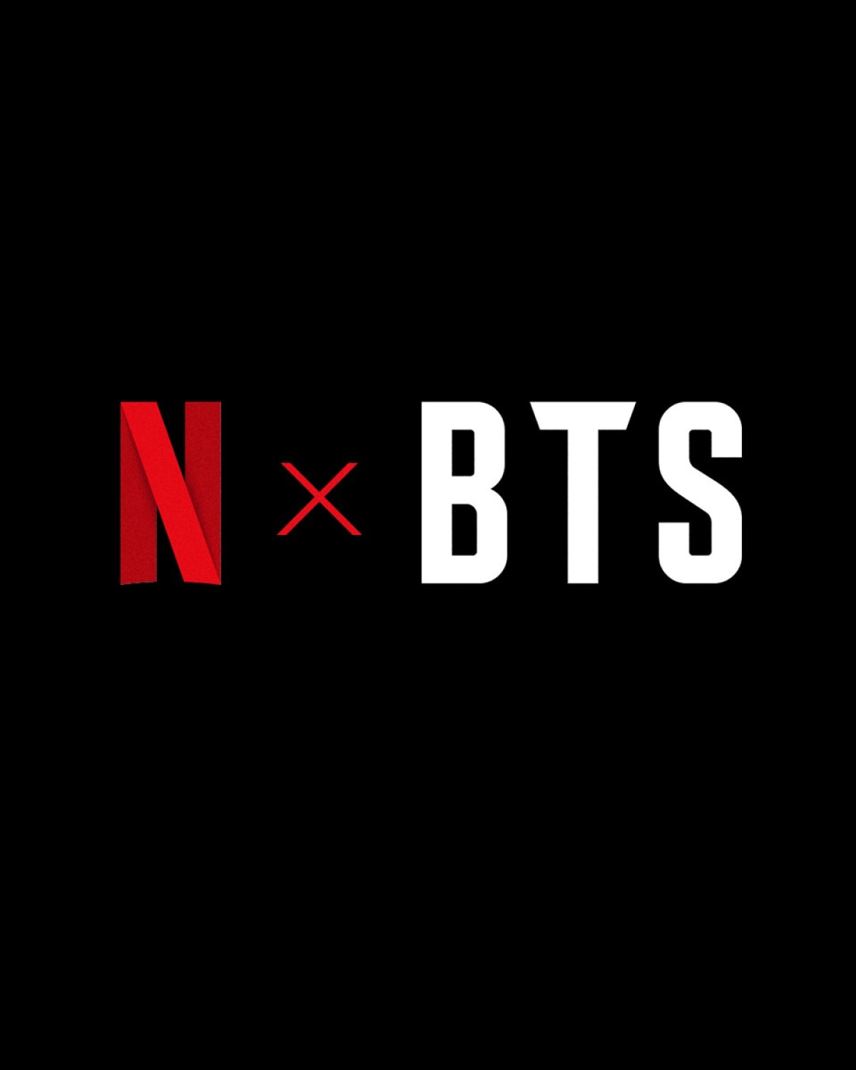 BTS×Netflixロゴアート