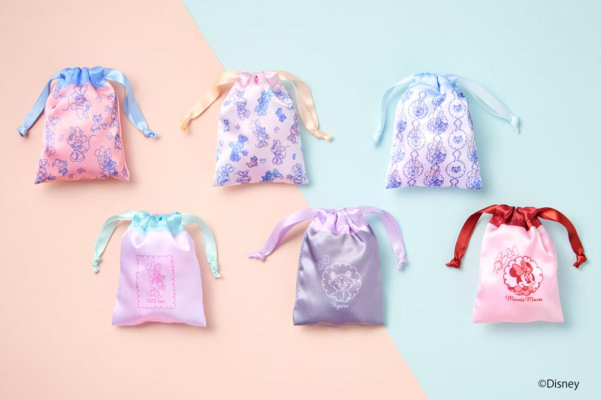 ミニーマウス×フィガロが超かわいい! コンビニ限定グッズ「巾着」&「ステッカー」が登場