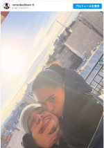 恋人キム・ターンブルとのラブラブショットをバレンタインに投稿　※「ロメオ・ベッカム」Instagram