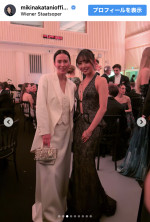 中谷美紀、ウィーン舞踏会へ　※「中谷美紀」インスタグラム