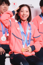 ミラノ・コルティナ2026冬季オリンピック TEAM JAPAN 帰国時記者会見に出席した三浦璃来