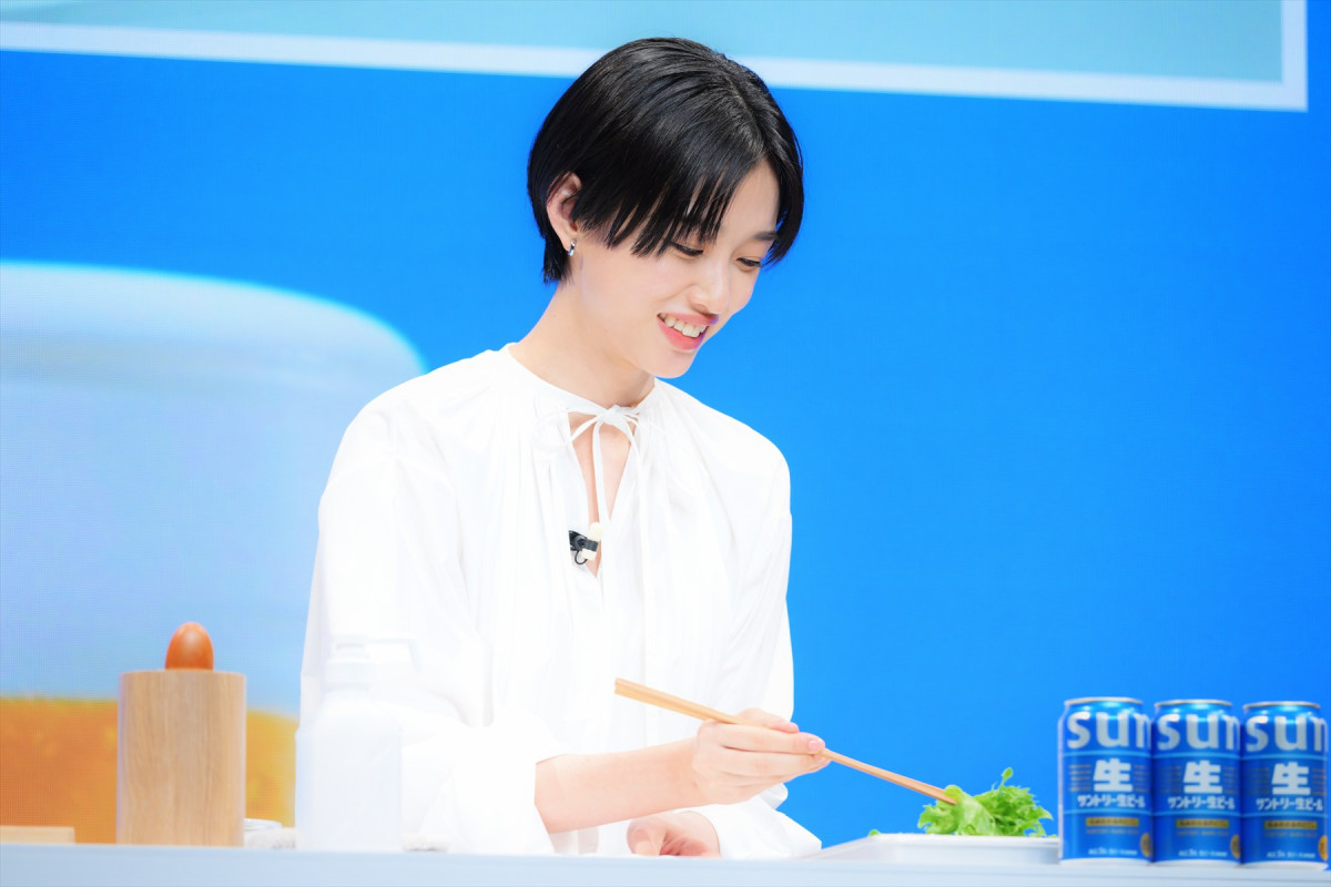 河合優実、酒類CM初出演に笑顔「ビールが大好き」　意外な一面も明かす「かなりポンコツです」