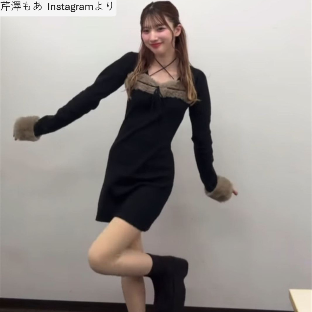 芹澤もあ、ソロショット　※「芹澤もあ」Instagram
