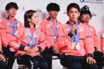 ミラノ・コルティナ2026冬季オリンピック TEAM JAPAN 帰国時記者会見にて