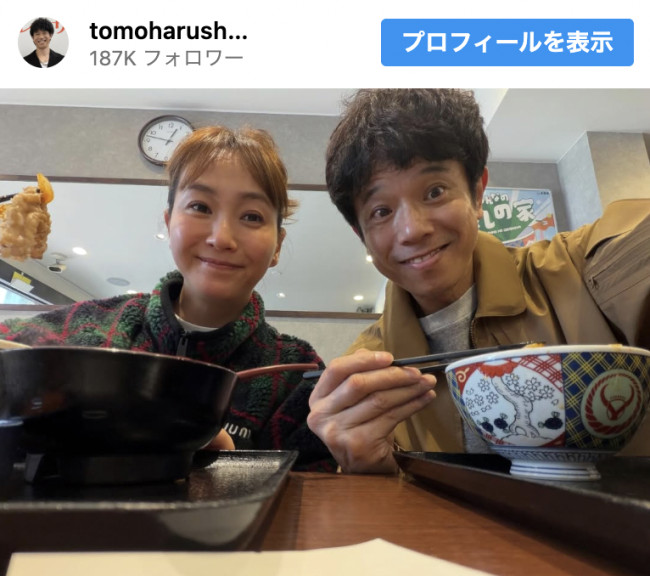 （写真左から）藤本美貴、庄司智春　※「庄司智春」インスタグラム