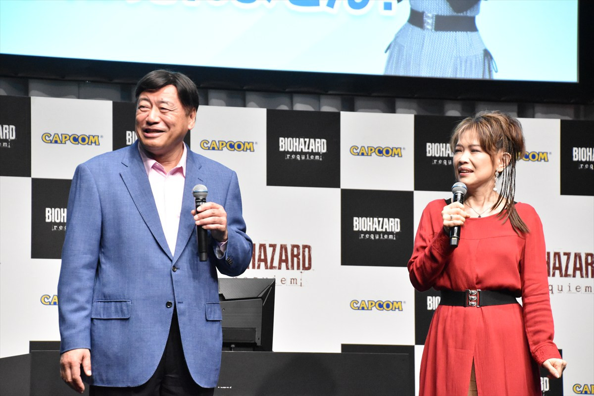 狩野英孝がゾンビとチェンソーを奪い合い「俺のだぞ！」　『バイオハザード レクイエム』完成披露発表会で絶叫