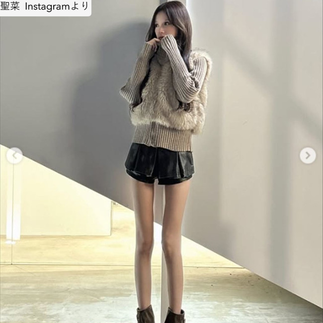 聖菜、ソロショット　※「聖菜」Instagram