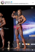 アーノルド・シュワルツェネッガーの息子ジョセフ・バエナ、ボディビル大会初出場で初優勝　※「ジョセフ・バエナ」Instagram