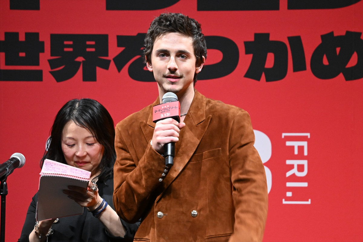 ティモシー・シャラメが来日！　「日本で撮影することが重要だったんです」と主演作の撮影を回顧