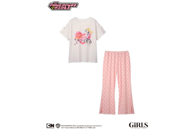『パワーパフ ガールズ』×「GiRLS by PEACH JOHN」が初コラボ！　ガーリーなパジャマ＆ブラ発売