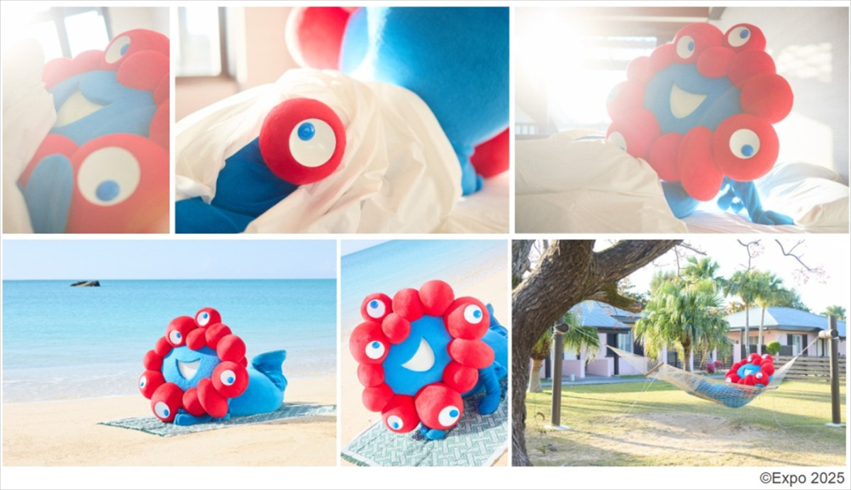 ミャクミャクの1st写真集4.13発売決定　沖縄の光と風のなかで新たな魅力が引き出される！