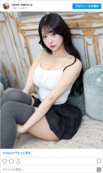 MC陣を驚かせた真島なおみの私服　※「真島なおみ」Instagram