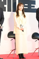 映画『正直不動産』キックオフ地鎮祭＆完成報告≪正直≫会見に出席した福原遥