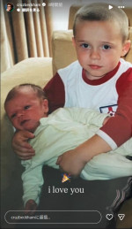 長男ブルックリンの誕生日を祝福　※「クルス・ベッカム」Instagram