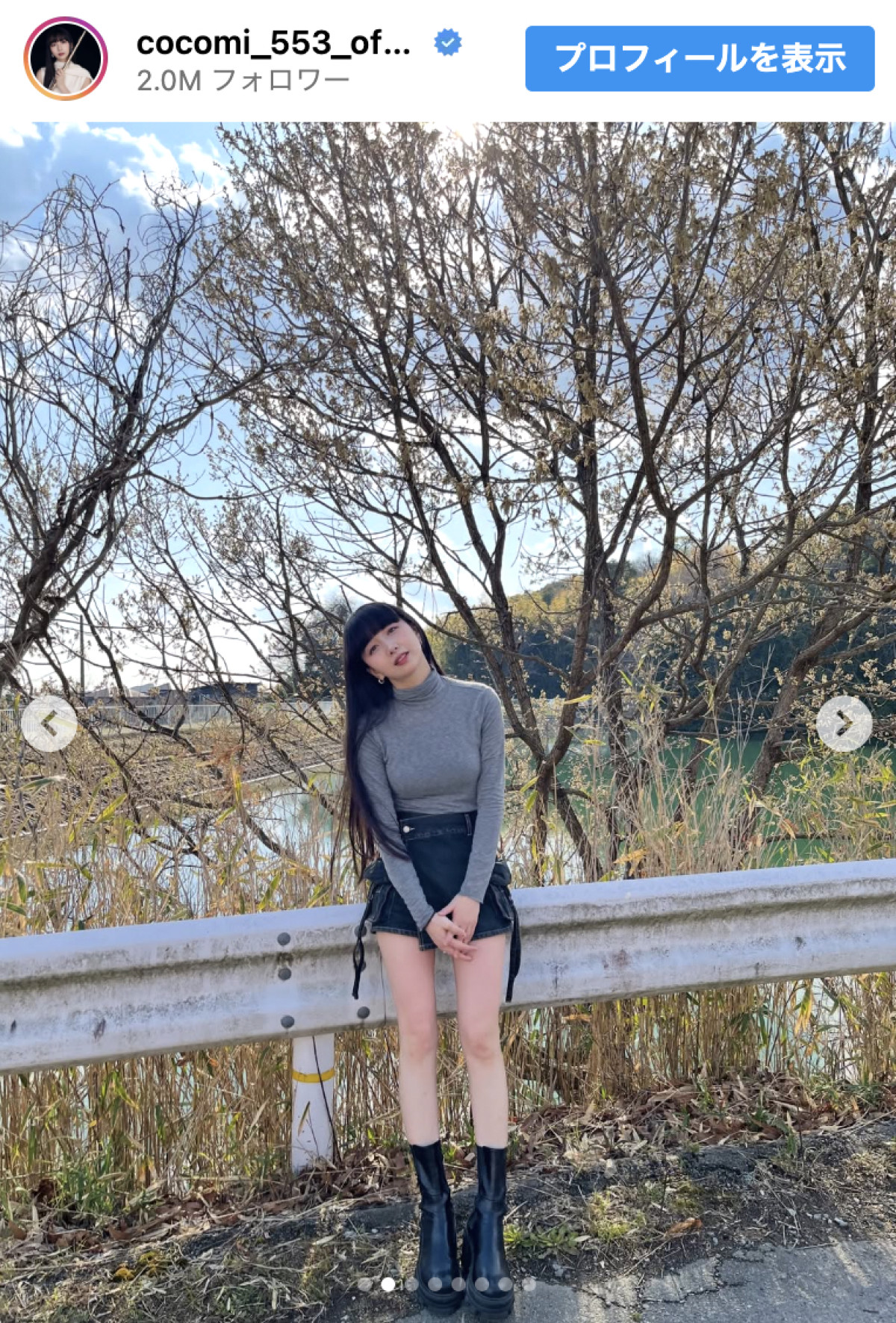 Cocomi、短パンで美脚あらわ春先取りコーデでお出かけ