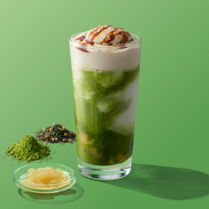 ティー特化「スタバ」、“煎茶＆抹茶”の新作ドリンク発売！　わらび餅入りフラペチーノなど3種