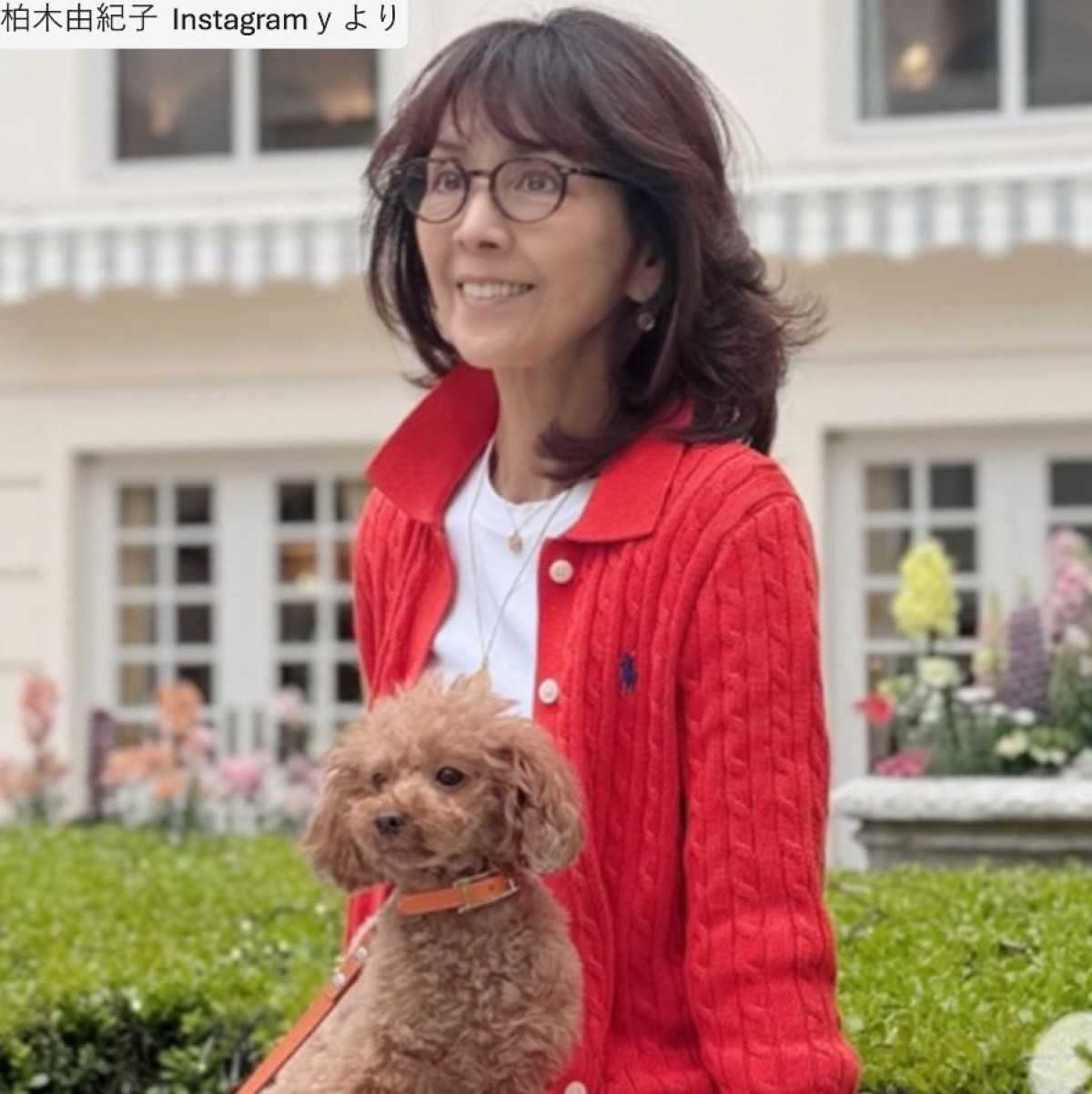 柏木由紀子、ソロショット　※「柏木由紀子」Instagram