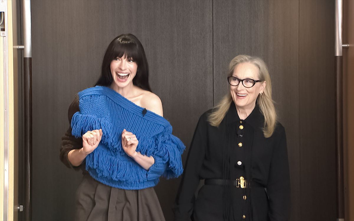 メリル・ストリープ＆アン・ハサウェイ、『トークィーンズ』降臨でアン ミカ涙!?　“共感しかない”エピソードも