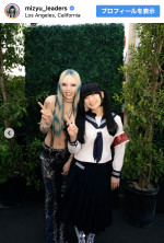 （写真左から）ちゃんみな、MIZYU　※「新しい学校のリーダーズ・MIZYU」Instagram