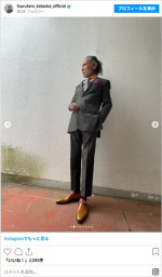 オシャレすぎる片岡鶴太郎　※「片岡鶴太郎」Instagram