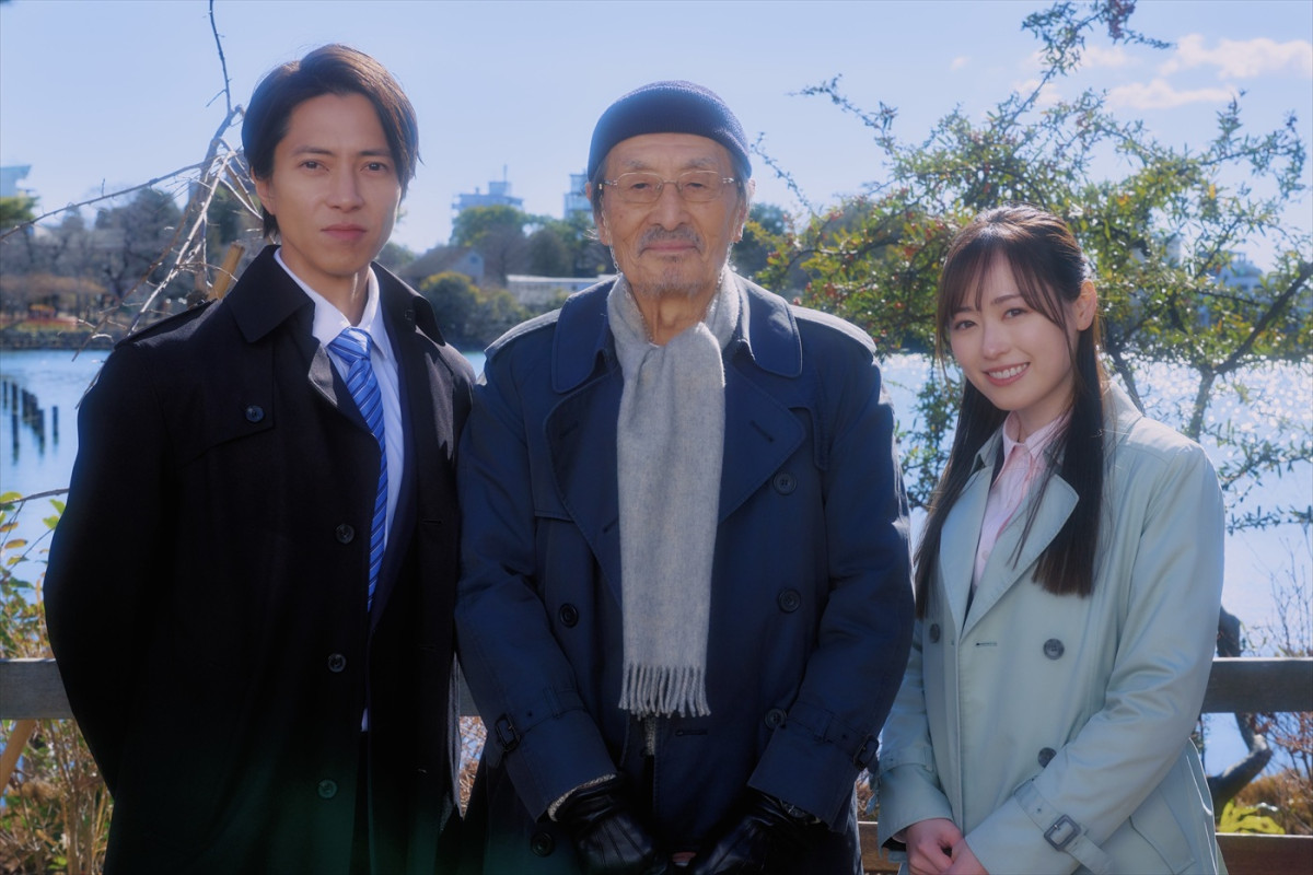 山下智久、“師”山崎努との再共演が『正直不動産』映画版で実現！　場面写真＆メイキング写真到着