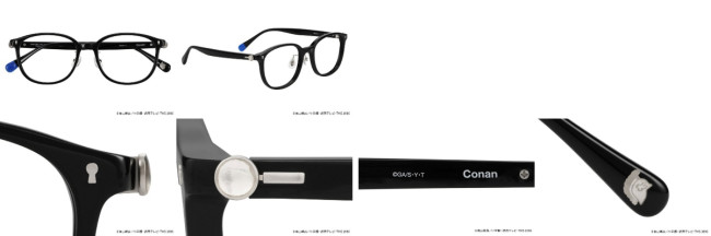 『名探偵コナン』×「Zoff」コラボ商品公開！　コナンのメガネをイメージしたフレームが登場