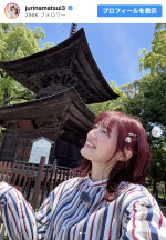 松井珠理奈、新たな髪色で印象激変　※「松井珠理奈」Instagram
