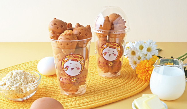 「ちいかわベビーカステラ」フード＆グッズお披露目！　保冷バッグなどスーベニアも登場