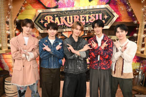 『M!LKの爆裂ミッション』より（左から）M!LKの山中柔太朗、塩崎太智、佐野勇斗、曽野舜太、吉田仁人