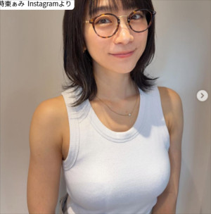 時東ぁみ、ソロショット　※「時東ぁみ」Instagram