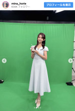堀江聖夏、美しいワンピース姿を披露　※「堀江聖夏」Instagram