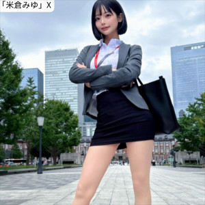 米倉みゆ、ソロショット　※「米倉みゆ」X