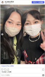 風間三姉妹はプライベートも仲良し　3ショットを公開　※「浅香唯」Instagram