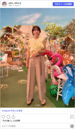 鷲見玲奈、髪バッサリで印象激変　※「鷲見玲奈」Instagram