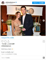 『エノーラ・ホームズの事件簿3』プレミアアフターパーティーでのルック　※「ミリー・ボビー・ブラウン」Instagram