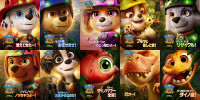 映画『パウ・パトロール ザ・ダイノ・ムービー』キャラクターポスター