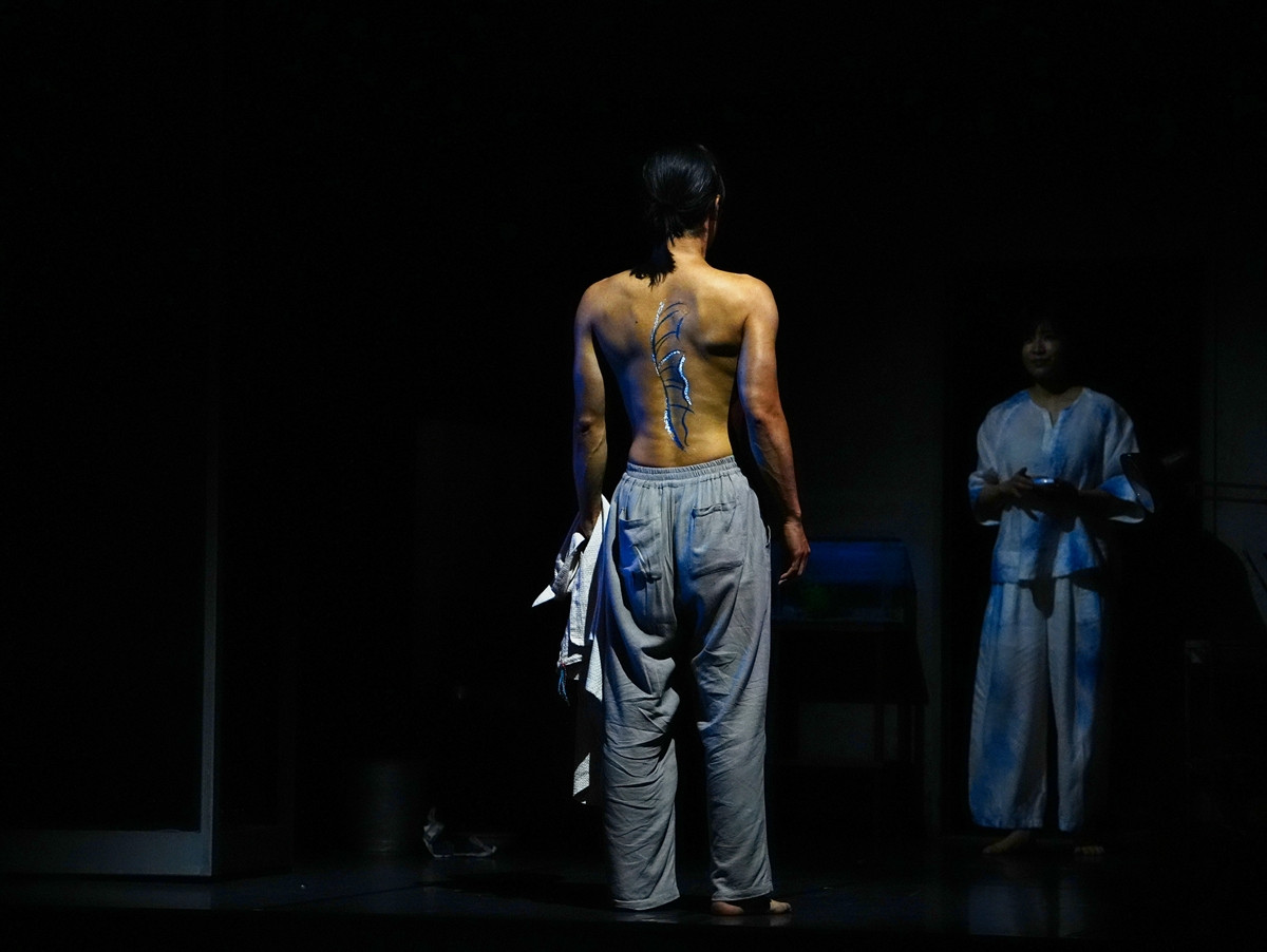 岡本圭人「勝四郎の気持ちが痛いほど分かった初日の公演でした」　『月を抱く人魚』－雨月物語より－開幕